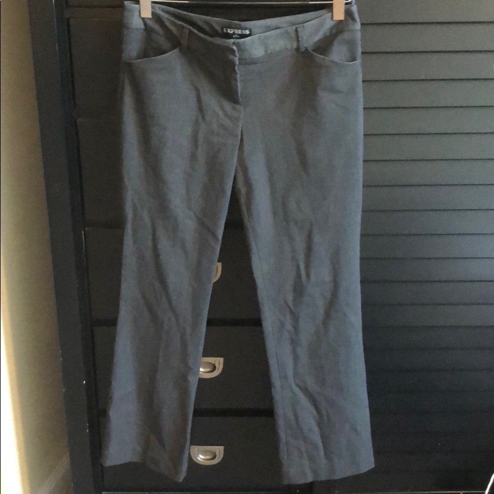 Express Editor Dark Grey Dress Pant